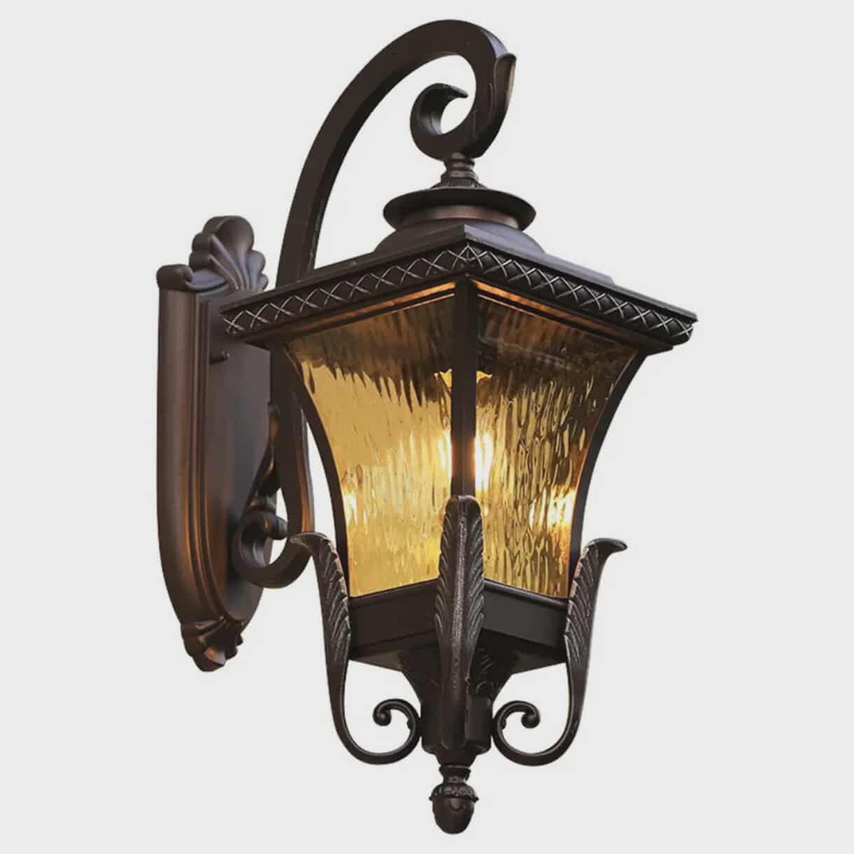 Waterproof Wall Lamp European Style Retro Outdoor Aisle Courtyard Gate Garden Wall Lamp LED
