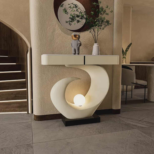 Half Moon Console Table Modern Style Edition