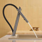 Luxury Black Pull-Out Kitchen Faucet – 304 Stainless Steel Hot and Cold-Water Mixer Tap