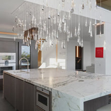 Load image into Gallery viewer, Modern Luxury Water Drop Glass LED Chandelier
