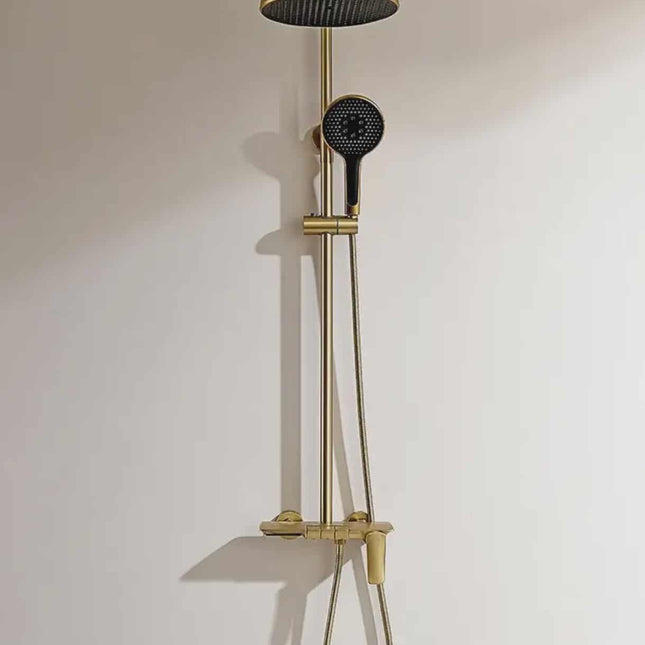 Ensemble mitigeur de douche en laiton chromé avec douchette bidet, eau chaude et eau froide