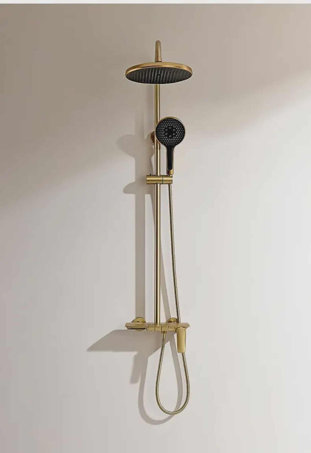 Hot and Cold Brass Chrome Bathroom Shower Mixer Set System with Bidet Sprayer