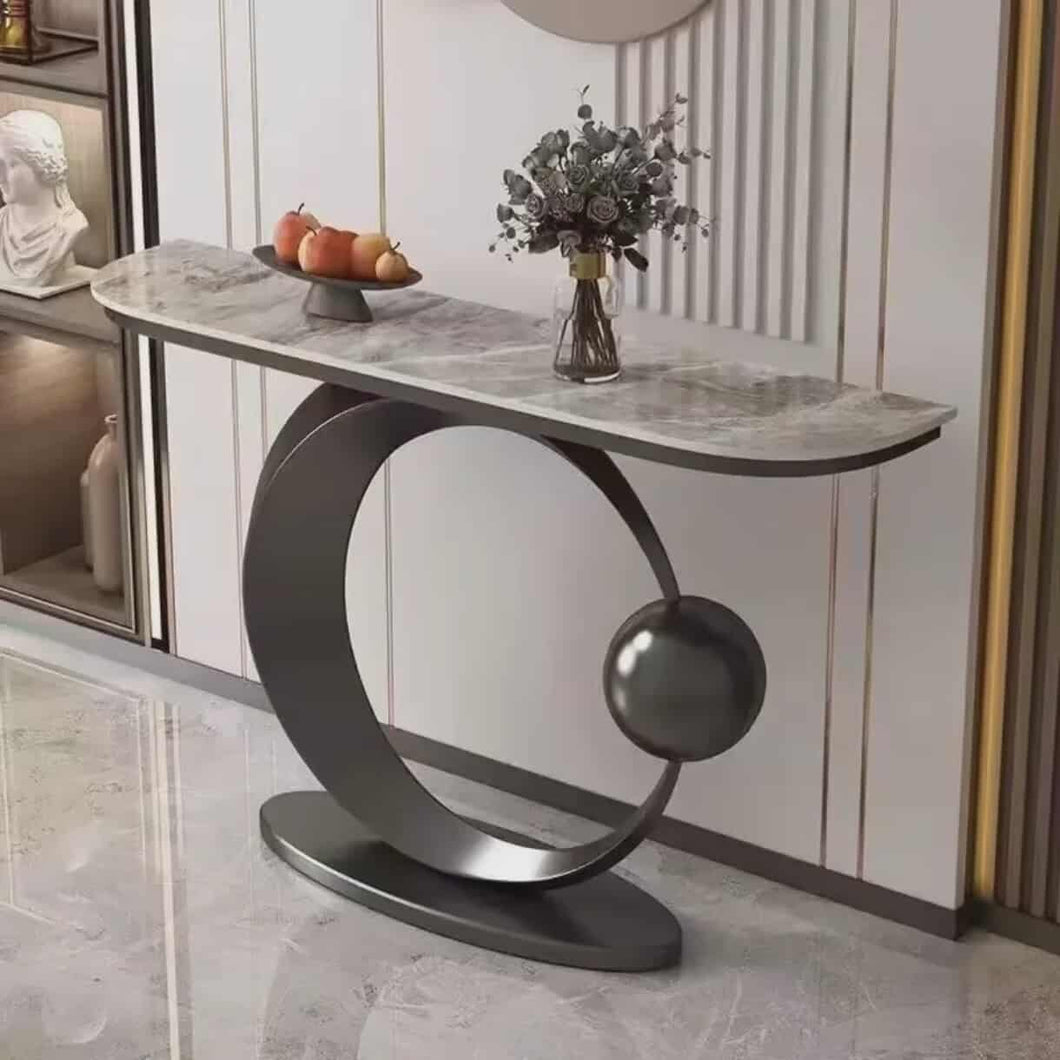 Italian Style Modern Light Luxury High-End Console Table