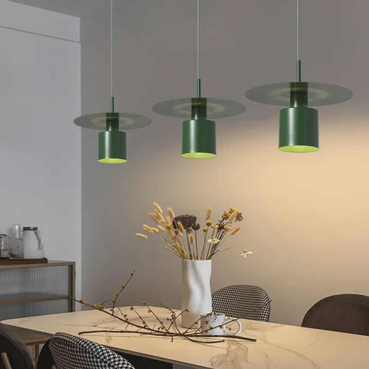 Modern Minimalist Green Pendant Light