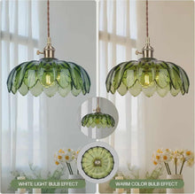 Load image into Gallery viewer, Green Lotus Leaf Pendant Light Modern Style Edition

