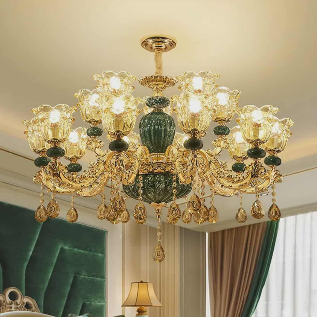 Modern Nordic Luxury Crystal Chandelier – Elegant Decorative Lighting Fixture
