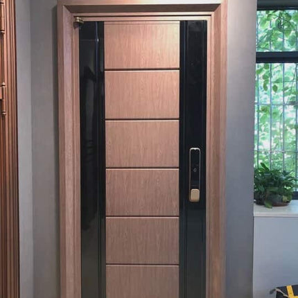 Modern Wood & Aluminum Entrance Door – Luxury Front Door
