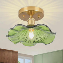 Cargar imagen en el visor de la galería, Modern Green Flower Ceiling Light Fixture
