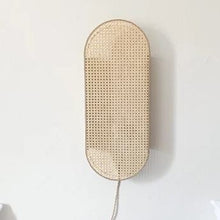 Load image into Gallery viewer, Japanese-Style Rattan Wall Lamp – Modern Indoor Wall Bracket Light for Home &amp; Hotel Projects
