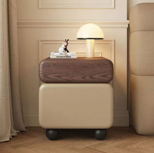 Load image into Gallery viewer, Luxury Bedroom Advanced Bedside Cabinet Storage Wood Grain Simple Modern Design
