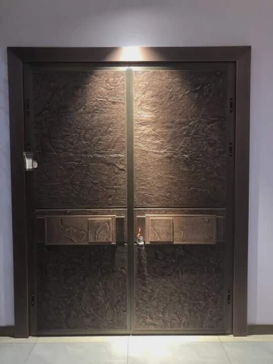 Luxury High-End Double Security Entry Door – Modern Metal Front Main Door