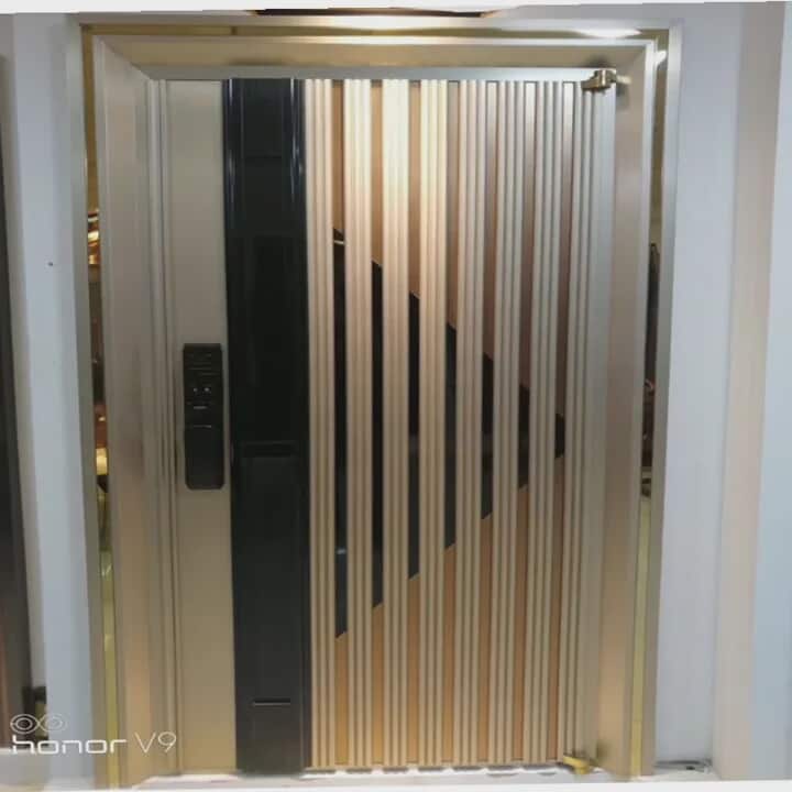 Modern Bulletproof Aluminum Front Door – Main Entrance Security Door