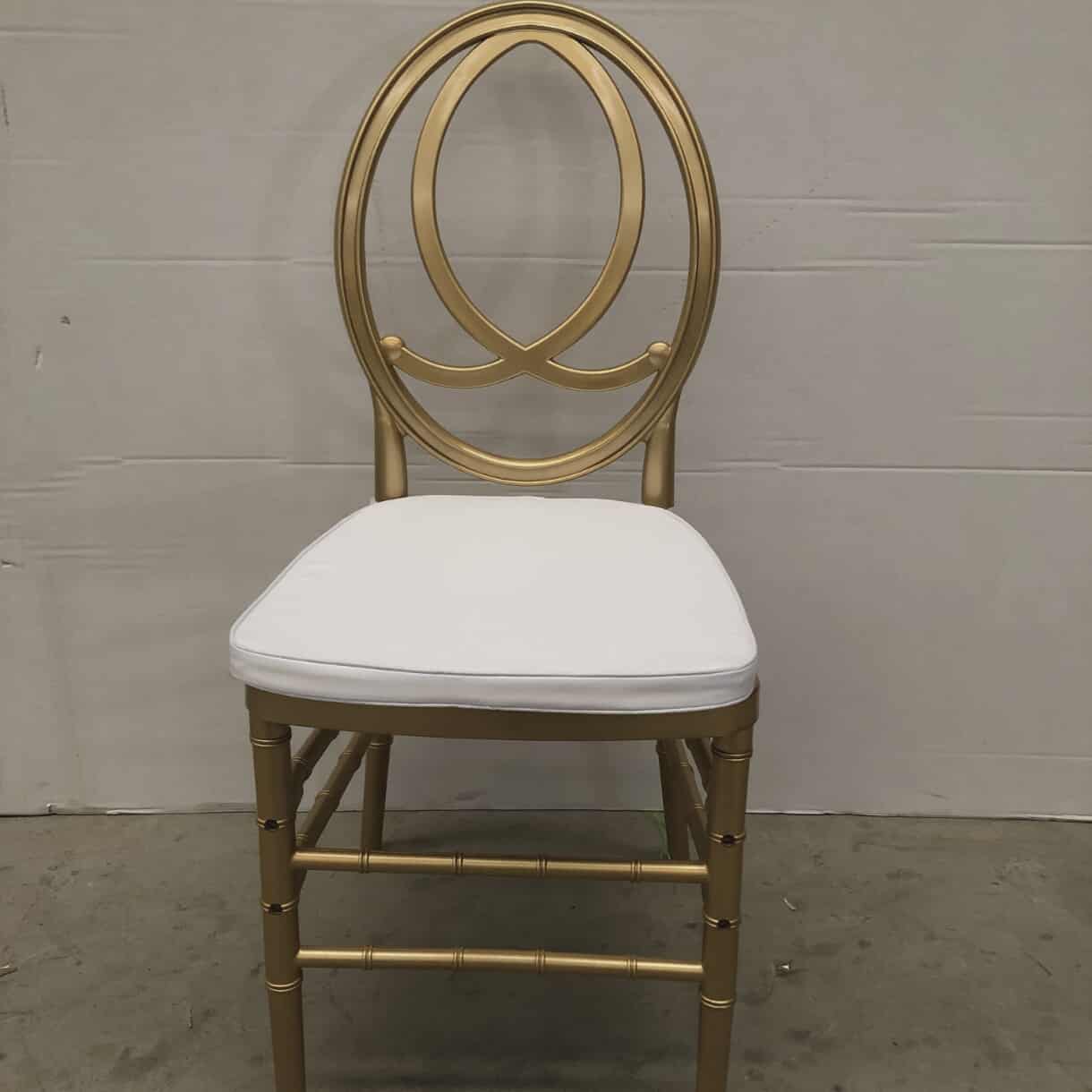 Luxury Gold Metal Chair – Modern Elegant Seating