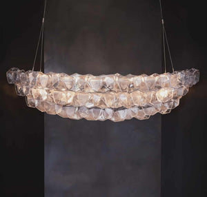 Modern Luxury Real K9 Crystal Pendant Light Chandelier -80cm -CUSTOMIZE FOR OTHER SIZES