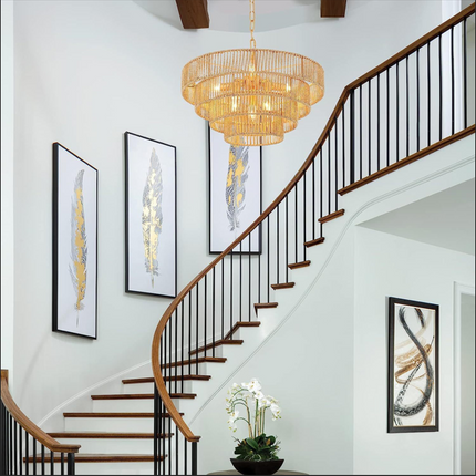 Antique Bamboo Pendant Lamp – Creative Round Wooden Rattan Light with Minimalist Vintage Design