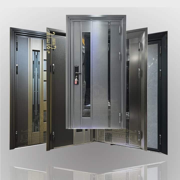 Modern Simple Security Front Door –Entrance Door – La Moderno