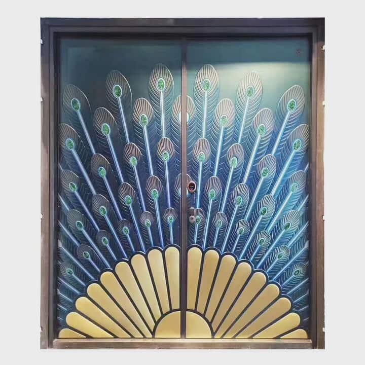 Modern Security Double Door – Zinc & Aluminum Exterior Entry Door