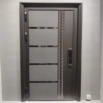 Armor Metal Bulletproof Security Door – Exterior Steel Entry with Smart Lock