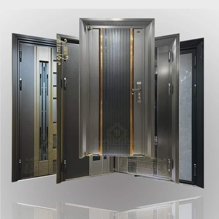 Modern Luxury Steel Security Door – Exterior Entry Door