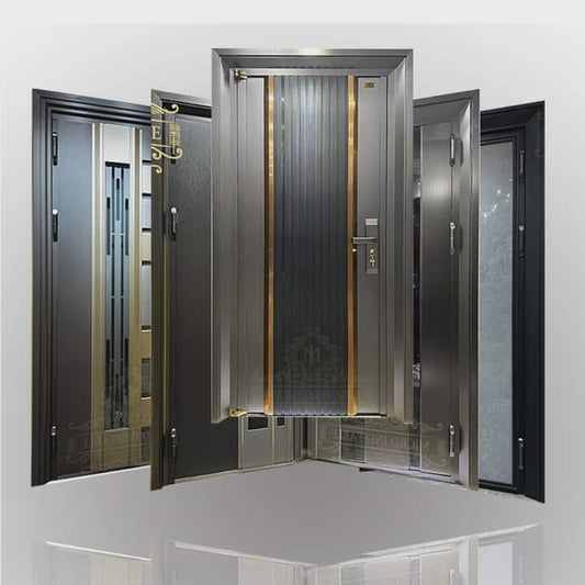 Modern Luxury Steel Security Door – Exterior Entry Door