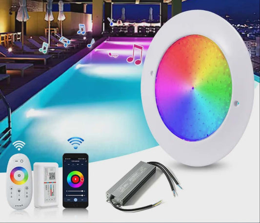 IP68 RGB Waterproof ABS 12V PAR56 LED Pool Light – 9W & 18W Energy-Efficient Underwater Swimming Pool Lighting