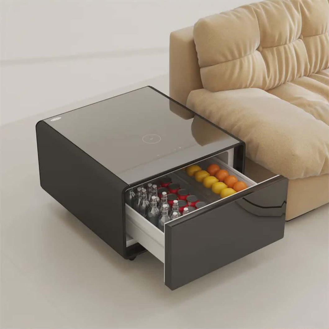 Smart Fridge Coffee Table with Touch Panel – Modern Living Room Furniture