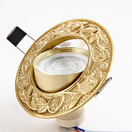 Plafonnier moderne en forme de feuille ronde – Luminaire encastré LED artistique pour salon, chambre et intérieurs inspirés par la nature 