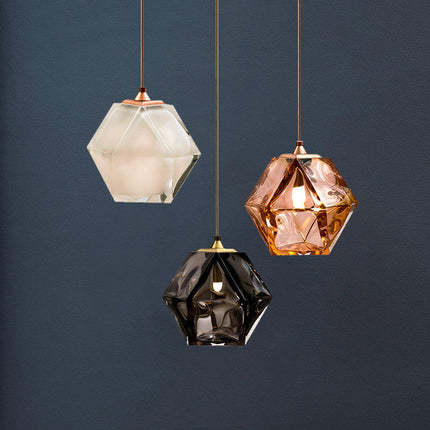 LED-Pendelleuchten mit klarem Glasschirm (2 Stück), kleine GC-Leuchtlampen, brillante Wohndekoration