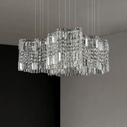 Modern Simple Light Luxury Living Room Chandelier French Creative Designer Bedroom Dining Room Crystal Light