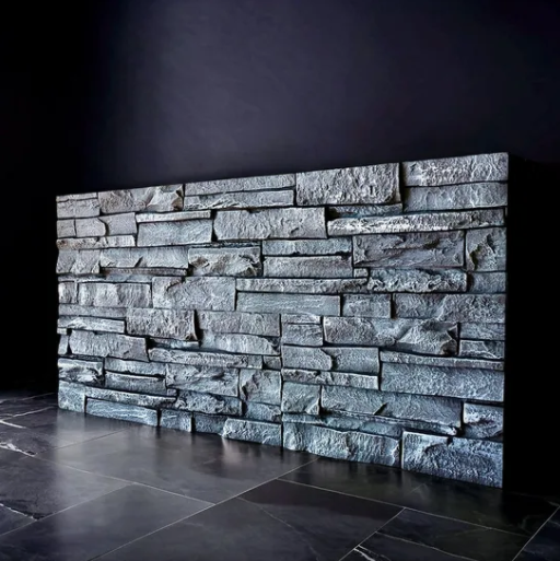 Exterior & Interior PU Wall Cladding Panels – 120x60cm Waterproof Foam PU Decorative Artificial Stone Slabs for Modern, Contemporary, Industrial & European Design