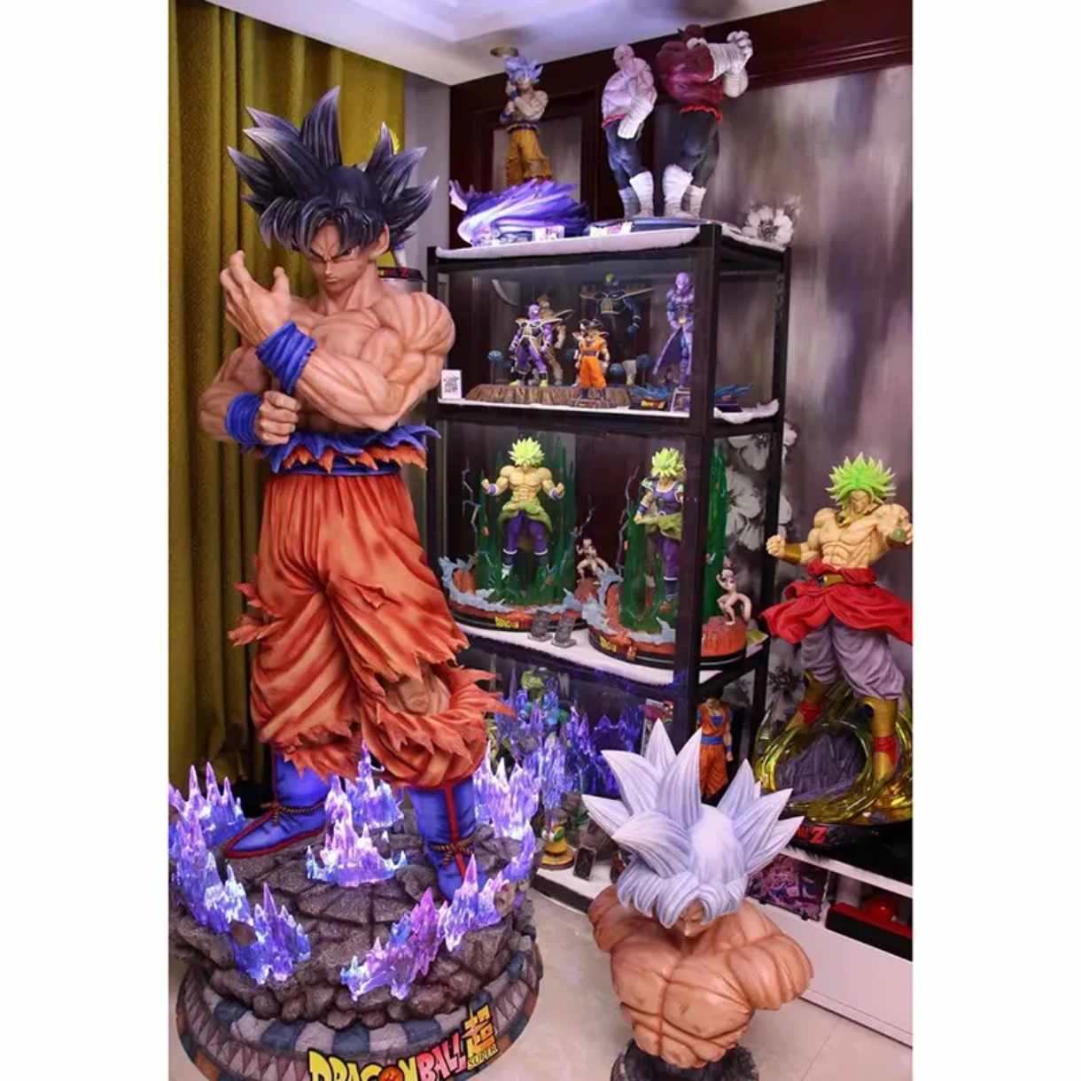 Life-Size Dragon Ball Resin Statue – Goku & Vegeta Anime Sculpture (WuKong Inspired Collectible)