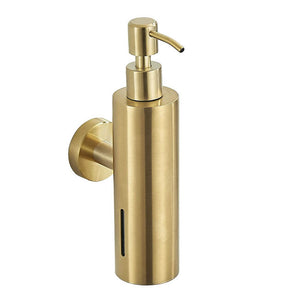 Luxury Gold Manual Wall Mounted Liquid Soap Dispenser Pump Bottle Bathroom Accessories