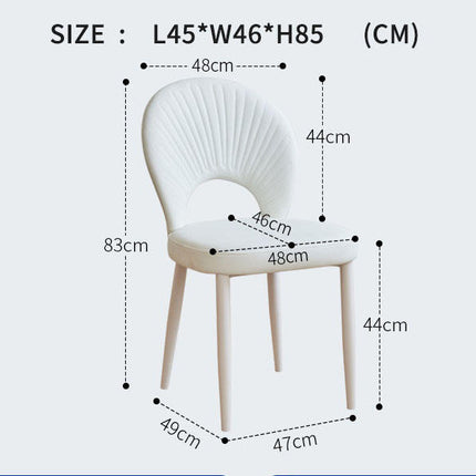 Nordic Fine Upholstery White and Black Armchair Chair Dining Kitchen Dining Room Chairs for Dining Table