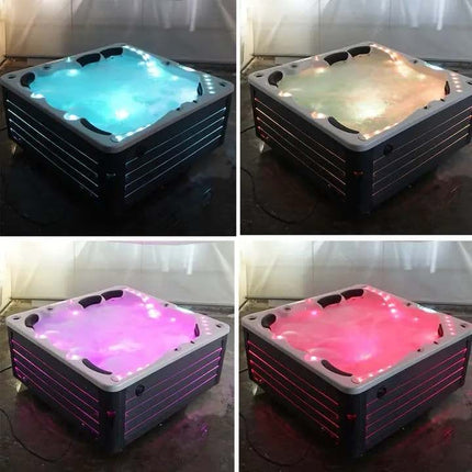 Whirlpool, Massagebadewanne, freistehendes Outdoor-Spa 