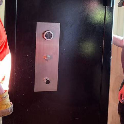 Metal Vault Safe Strong Bunker Door Underground