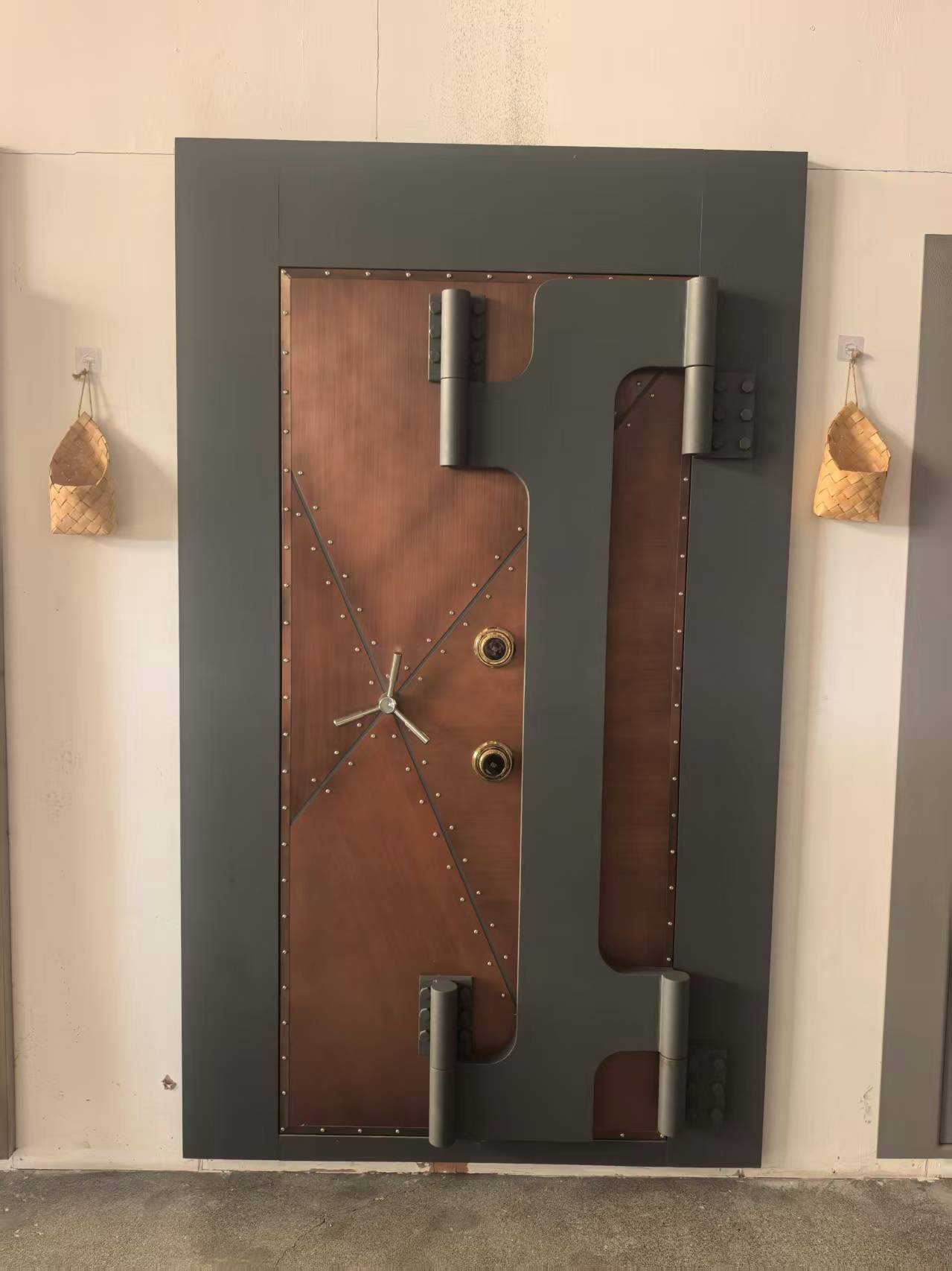 Stainless Steel Strong Bank Round Vault Doors Safe Room With Handle Vault Security Door -{ PRICE DEPENDS ON SIZE}