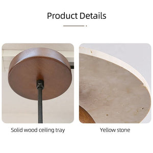 Modern LED Chandelier for Hotel, Reading Room, Living Room, Farmhouse, and Restaurant – Cavity-Stone Light for Dining Table