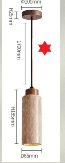 Travertine Pendant Lamp Best Design Decorative Light Classic Bedside Lava Stone Lamp Lights