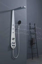 Wall Mounted Smart LED Shower Panel – Digital Display Rainfall & Waist Massage Shower System for Modern Bathrooms