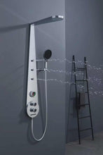 Charger l&#39;image dans la galerie, Wall Mounted Smart LED Shower Panel – Digital Display Rainfall &amp; Waist Massage Shower System for Modern Bathrooms
