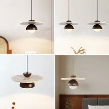 Load image into Gallery viewer, Modern LED Chandelier for Hotel, Reading Room, Living Room, Farmhouse, and Restaurant – Cavity-Stone Light for Dining Table
