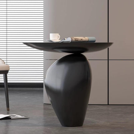 Creative Wabi-Sabi Resin Side Table – Modern Artistic Coffee Table for Living Room, Sofa Corner & Home Décor