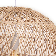 Load image into Gallery viewer, Wholesale Handmade Bamboo Pendant Light – Rustic Rattan Woven Lampshade for Restaurant &amp; Home Décor
