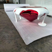 Load image into Gallery viewer, Luxury Diamond Shape Fiberglass Coffee Table – Modern Center Table for Living Room, Lounge &amp; Hotel Interiors
