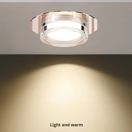 Luxuriöse, galvanisierte LED-Deckenleuchte – moderner Einbaustrahler für Wohnzimmer, Flur, Eingangsbereich und Schlafzimmer 