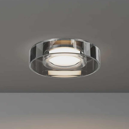 Runde Kristallglaslampe – Moderne dekorative Tisch- oder Nachttischleuchte für Wohnzimmer, Schlafzimmer und luxuriöse Interieurs 