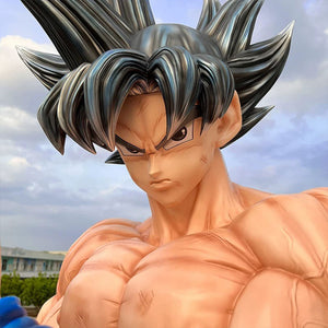 Life-Size Dragon Ball Resin Statue – Goku & Vegeta Anime Sculpture (WuKong Inspired Collectible)