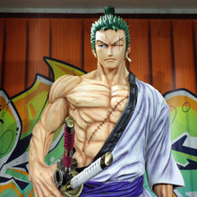 Загрузить изображение в средство просмотра галереи, Custom Life-Size Anime Sculpture – Resin &amp; Fiberglass Statue of Luffy, Zoro, Ace (One Piece Inspired)
