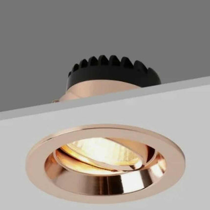 Verstellbarer LED-Deckeneinbaustrahler – Moderne Einbauleuchte 5W/7W GU10 für Wohnzimmer, Flur und Gewerberäume