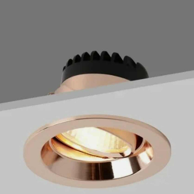 Verstellbarer LED-Deckeneinbaustrahler – Moderne Einbauleuchte 5W/7W GU10 für Wohnzimmer, Flur und Gewerberäume